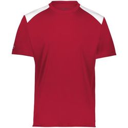 Holloway 223601 Youth Momentum Team Top in Scarlet/White size 2XS | Polyester