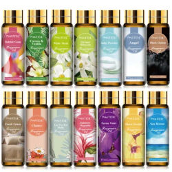 PHATOIL 10ml Fragrance Oil with Dropper White Musk Bubble Gum Sea Breeze Vanilla & Coconut Coffee Aromatherapy Fragrance Oils