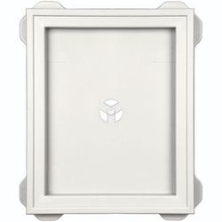 Mid America Vinyl MountMaster Mounting Blocks Large Recessed 123 White - Carton of 5