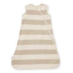 Rugby Stripe Organic Lightweight Beekeeper™ Wearable Baby Blanket - Oat