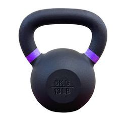 TEMU Kettlebell 6kg Cast Home Gym Equipment Fitness Workout Functional Conditioning Strength Training Single Piece Only Weights