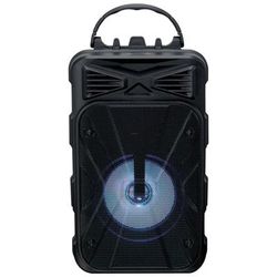 Ilive Tailgate Party Isb202B Karaoke Speaker With Microphone And Carry Handle