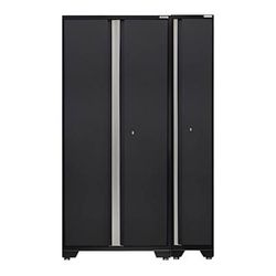NewAge Garage Cabinets PRO Series Grey 1 x Multi-Use Locker and 1 x Sports Locker Set