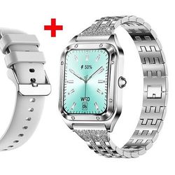 696 I98 Orologio intelligente 1.58 pollice Orologio da Corsa Fitness Smartwatch Bluetooth Contapassi Promemoria chiamata Monitoraggio frequenza cardiaca Compatibile con Android iOS Da donna Da uomo