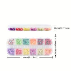 TEMU Fruits Resin Filled Decorative Lemon Strawberry Orange Polymer Clay Slices For Epoxy Resin Silicone Mold Filling Material For Jewellery Pendant Resin Shaker Fillers
