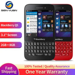 Original Blackberry Q5 4G Mobile Phone 3.1" 2GB RAM 8GB ROM 5MP+2MP WIFI Snapdragon S4 Plus Dual-Core BlackBerry q5 cellphone