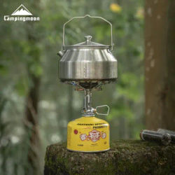 CAMPINGMOON Portable Mini Card Outdoor Stove Head Rocket Stove Head Stable Output Camping Gas Stove