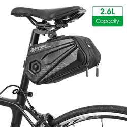 TEMU 1pc Tail Bag, 2.6l , Eva , Mtb Accessories, Rear Hanging