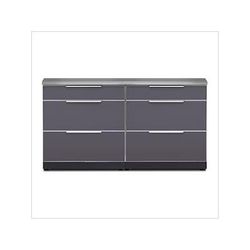 NewAge Outdoor Kitchens Aluminum Slate 3-Piece Outdoor Kitchen Set with Countertops