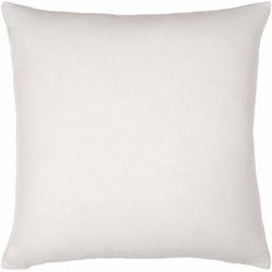 Odiongan 18" Square Cottage Pillow Moroccan Plush Off White/Natural Gray/Dark Gray/Light Gray/Metallic Silver/Light Silver/Pale Slate/Cream Lumbar Pillow - Boutique Rugs