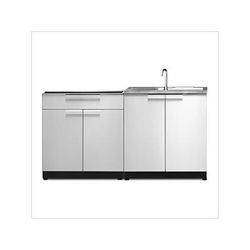 NewAge Outdoor Kitchens Stainless Steel 2-Piece Outdoor Kitchen Set (No Countertop)