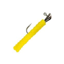 Trout Magnet 9pc Split Tail Grub Kit - White/Chartreuse