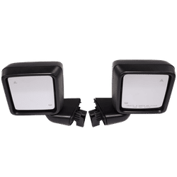 JC Whitney Mirror Textured Black, Driver & Passenger Side, 1-year limited warranty SET-JJP84ER-S