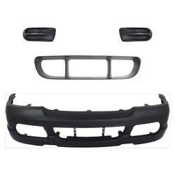 Replacement Bumper Cover Primed, Front, 1-year unlimited-mileage warranty KIT-071824-C455