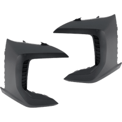 JC Whitney Bumper End Plastic Textured, Front, Driver & Passenger Side, 1-year unlimited-mileage warranty SET-RS01110001