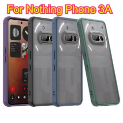 Matte Shockproof Phone Case For Nothing Phone 3A 3 A Translucent Soft Frame Camera Lens Protection Cover For Nothing Phone3A 3AA