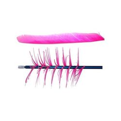 Trueflight Spiral Wrap Flu-Flu Feathers Pink RW 100 pk. 17002