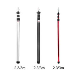 Tent Tarp Poles Tent Accessories Universal Multifunctional Awning Poles Telescoping for Awning Tarpaulin Canopy Porch Camping