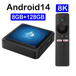 Q17 Smart TV Box 5G Wifi Android 14 TV Box Quad Core Allwinner H313 64GB 128GB Set Top Box Google Assistant Netflix Media Player