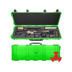 Eylar 48in Hard Rifle Case Equipped w/Ragar XP Crosslinked Foam Insert Neon Green SA00014-NGRN-RG-XP