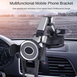TEMU 2025 New Car Phone Holder - Universal Suction Cup Phone Holder With Strong Suction And Stability (black) - Designed For Truck And Large Vehicle Driver