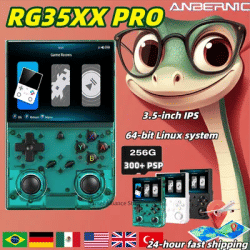 Anbernic RG 35XXPro RG35XX Pro Retro Handheld Game Console Retro Video Gaming Player Support WiFi Linux 64-bit PSP Game 256G NEW