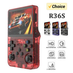 R36S Retro Handheld Video Game Console Linux System 3.5 Inch IPS Screen Portable Pocket Video Player 128GB Games