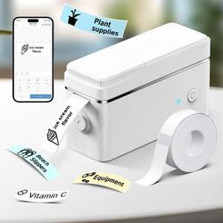 TEMU Mini Label Maker With Tape, P31s Portable Thermal Printer, Sticker Making Label Maker With Multiple Templates, Wireless Connectivity&durable, For Organizing Storage Devices, Office, Home