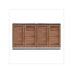 NewAge Outdoor Kitchens Grove 2-Piece Outdoor Kitchen Set (No Countertop)