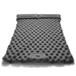 Camping Air Mattress 1-2 Person | Electric/Foot Pump Inflatables | Fast Inflation, Anti-Slip Surface Portable for Hiking/Beach