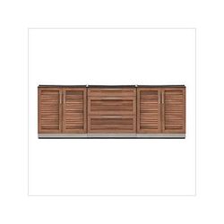 NewAge Outdoor Kitchens Grove 3-Piece Outdoor Kitchen Set (No Countertop)