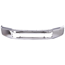 JC Whitney Bumper Steel Chrome, Front, 1-year unlimited-mileage warranty RF01010082