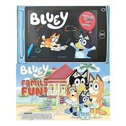 Bluey: Family Fun! with Write-On Rainbow LCD Screen