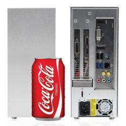 METALFISH S3 MINI-ITX Case All Aluminum Computer Mini Small Chassis Support Flex PSU/195mm GPU