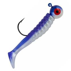 Johnson Swimming Paddletail Soft Swimbait - Chartreuse-Orange