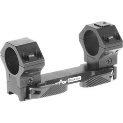EAW Black Line Adjustable 0-70 MOA Scope Mount Tube Diameter 34mm Height 22mm Lever Black Small 482053422021070