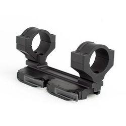 Bobro Engineering SCAR Dual Lever Mount 34mm Rings Left Side Levers Black B17-187-340-LL