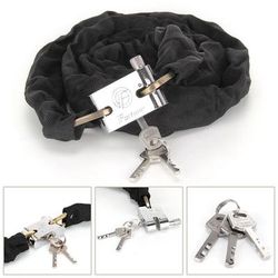 TEMU Metal Motorbike Motorcycle Bicycle Heavy Duty Chain Lock Padlock Bike Cycle