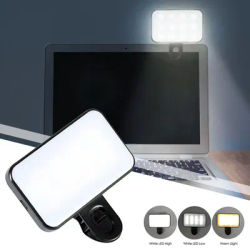 Portable LED Selfie Light For Phone Laptop Clip Flash Fill Video Photo Ringlight Photography Lamp Rechargeable Selfie Lights