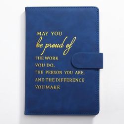 TEMU Inspirational A5 Leather Journal - ' Of ' - Perfect Team Appreciation Gift For Employees, Colleagues & Teachers
