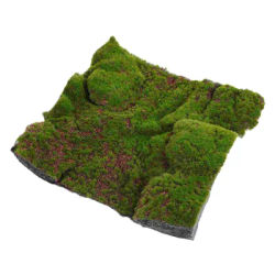 Bande de gazon de mousse simulée, fausse Simulation de décor vert, tapis réaliste carré artificiel, Imitation de jardin