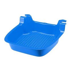 TEMU Blue Foot Soak Tub For Above Ground Pools – Plastic With Textured & Drainage Holes, Relaxing Foot Baths, Patio Essentials | Pool Accessory | Drainage Foot Tub