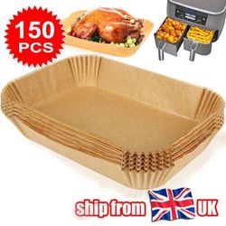 TEMU 150x Air Fryer Liners Disposable Paper Liners Non Stick Parchment For Ninja Dual