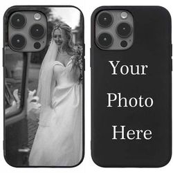TEMU Personalized For Iphone Models Including 13, 12 Mini, 16, 15, 14 Plus, 11 Pro, X, Xs, 15 Pro Max, Xr, 5, 5s, Se 2020, And 2022. Customizable With And Text, Birthdays, Couples, Family, Pets,