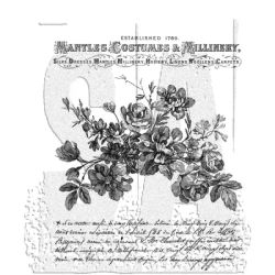 2022 Aug New Retro Plant Flower Pattern Clear Stamps For DIY Making Word Greeting Card and Scrapbooking No Metal Cutting Dies