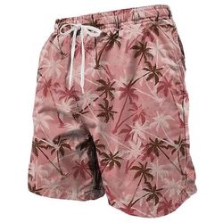 Per uomo Albero di Cocco Colore sfumato Piante Tropicali Pantaloncini da mare Pantaloncini da Surf Costume nuoto a pantaloncino Misura del girovita medio Hawaiano Vacanza al Mare Tasche Laterali