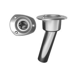 Mate Series Stainless Steel 15 Rod & Cup Holder - Open - Oval Top C2015ND