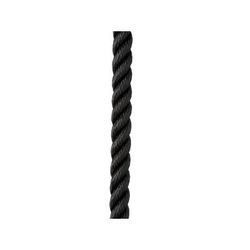 New England Ropes 1/2" X 35' Premium Nylon 3 Strand Dock Line - Black C6054-16-00035