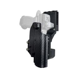 Black Scorpion Outdoor Gear Pro Competition OWB Holster Sig Sauer P320 Full Size w/ TLR-7/TLR-8 Right Hand Carbon Fiber HC04-USPSA-P320X5TLR8CFRH