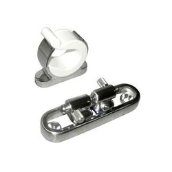 TACO Marine Stainless Steel Adjustable Reel Hanger Kit w/Rod Tip Holder - Adjusts from 1.875" - 3.875" F16-2810-1